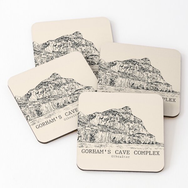 Item preview, Gorham's Cave Complex - Gibraltar designed and sold by Lakeric Cityscapes.