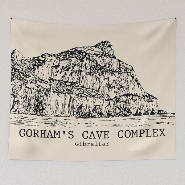 Item preview, Gorham's Cave Complex - Gibraltar designed and sold by Lakeric Cityscapes.