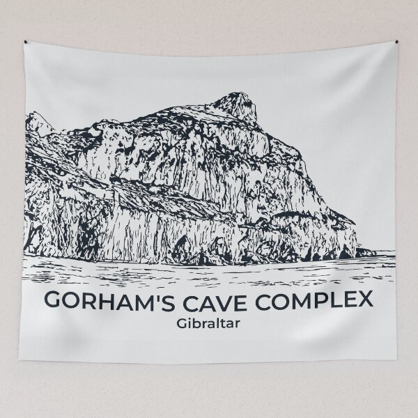 Item preview, Gorham's Cave Complex - Gibraltar designed and sold by Lakeric Cityscapes.
