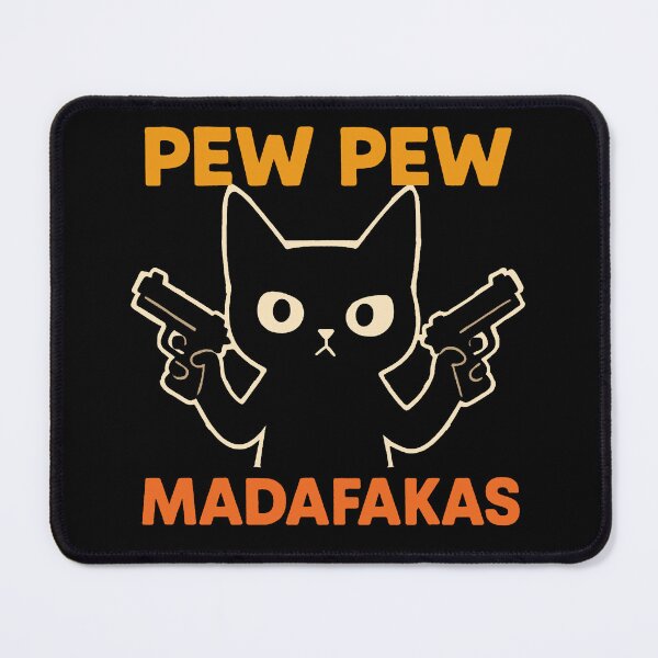 Item preview, Pew Pew Crazy Cat Madafakas  designed and sold by FarieArt.