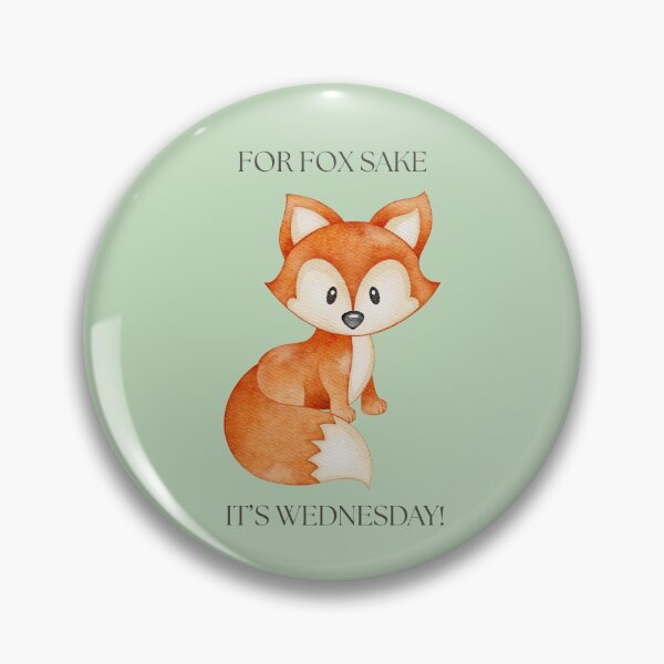Item preview, For Fox Sake It’s Wednesday! designed and sold by Silver Lining Gift Co..