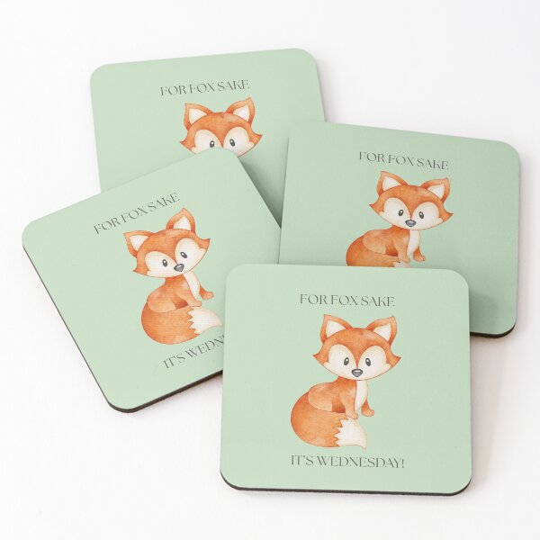 Item preview, For Fox Sake It’s Wednesday! designed and sold by Silver Lining Gift Co..