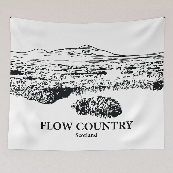 Aperçu de l'œuvre Flow Country - Écosse créée et vendue par Lakeric Cityscapes.
