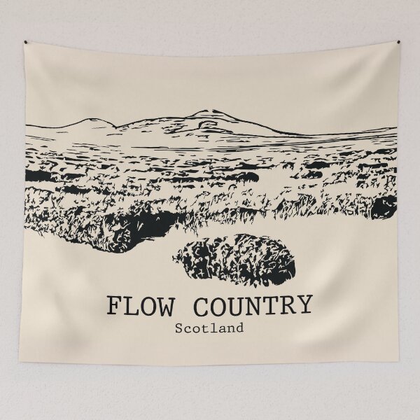 Aperçu de l'œuvre Flow Country - Écosse créée et vendue par Lakeric Cityscapes.