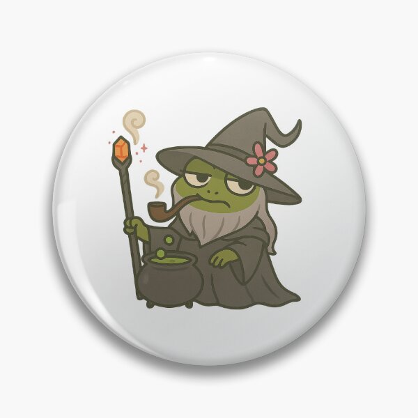 Item preview, Twiggs Frog Gandalf designed and sold by Moss & Mischief.