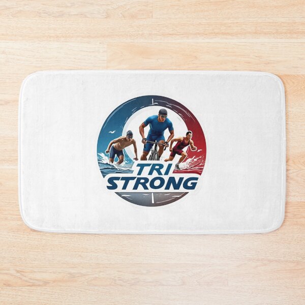 Item preview, TRI STRONG – Bold Triathlon Motivation Design designed and sold by Triathlongram.