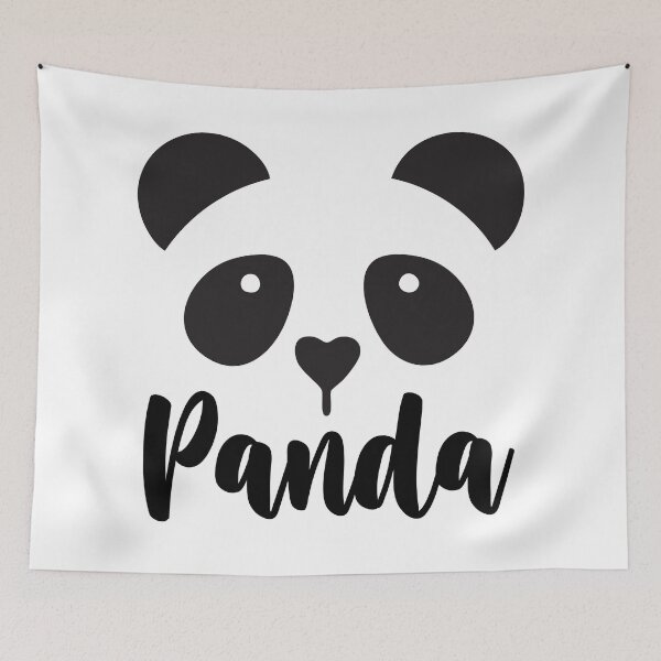 Item preview, Minimalist Panda Face – Negative Space Design designed and sold by imaginariun.