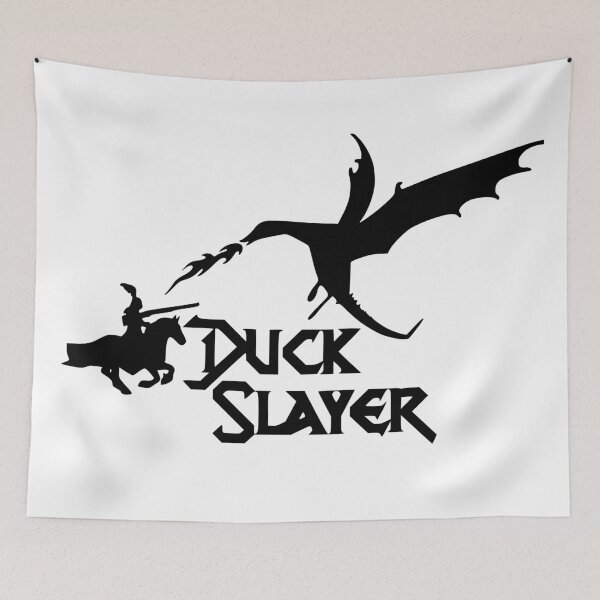 Item preview, Duck Slayer - Duck hunt hunting knight vs. duck dragon hybrid designed and sold by MatoPatos.