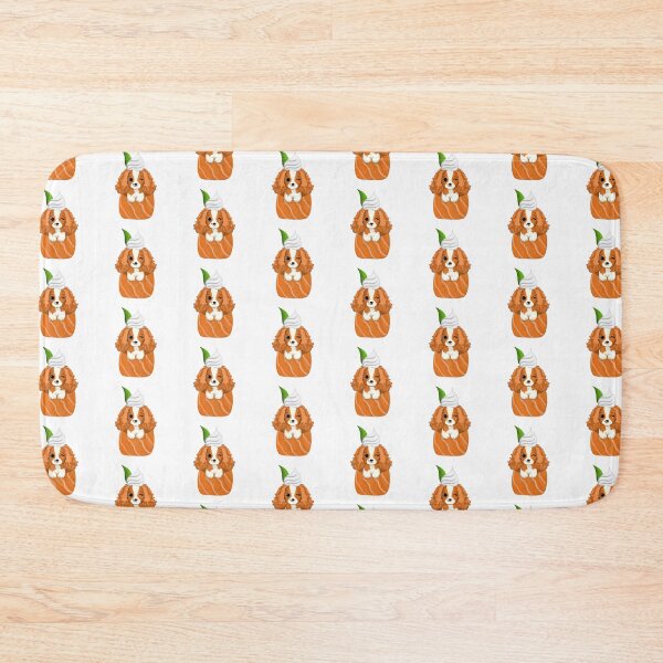 Item preview, Kawaii Art Cavalier King Charles Spaniel Salmon Roll designed and sold by daphsam.