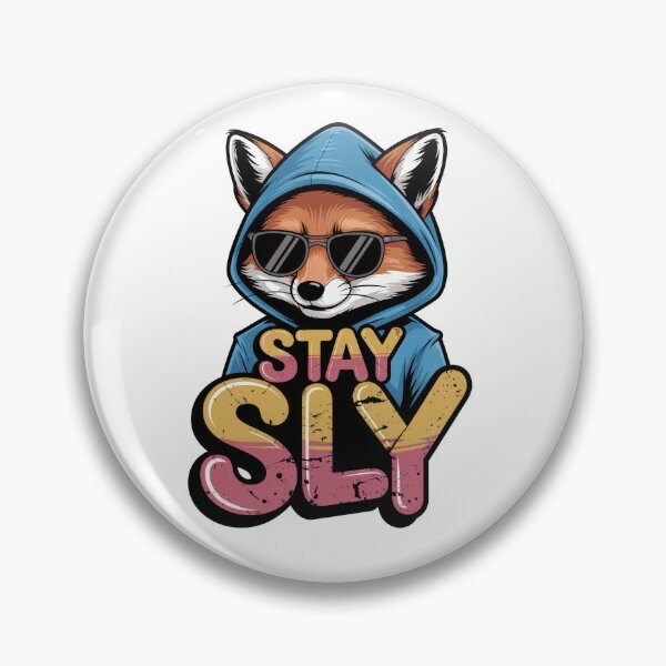 Item preview, Stay Sly Cool Fox Hoodie Retro Design designed and sold by EpicMediaShop.