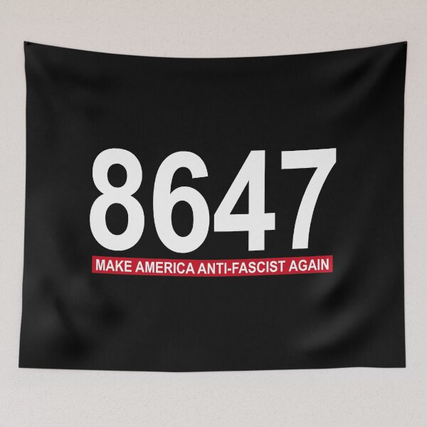 Item preview, 8647 - Make America Anti-Fascist Again (red white) designed and sold by Thelittlelord.
