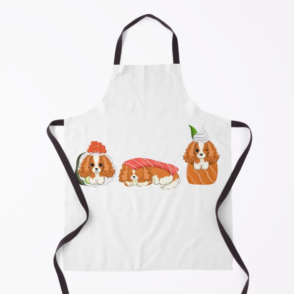 Item preview, Kawaii Cavalier King Charles Sushi Cuteness designed and sold by daphsam.
