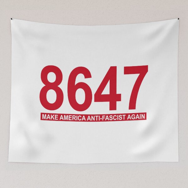 Item preview, 8647 - Make America Anti-Fascist Again (red) designed and sold by Thelittlelord.