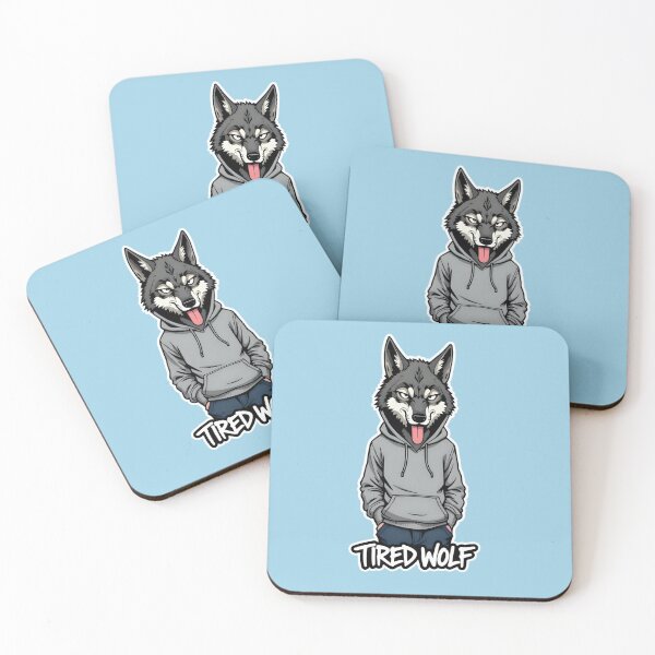 Item preview, TIRED WOLF designed and sold by lstaford.