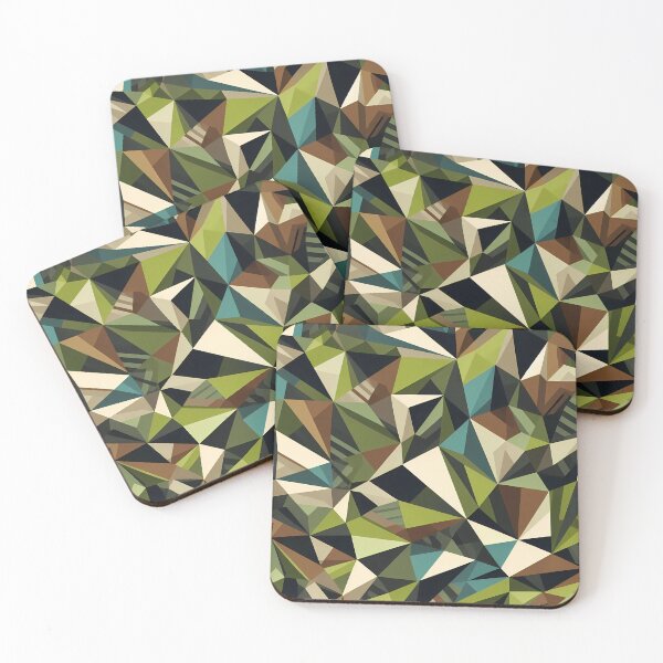 Item preview, Stand Out Jungle Camo - Bold 70s Mural Foliage in Teal & Earthy Green designed and sold by JohnnyVillas.