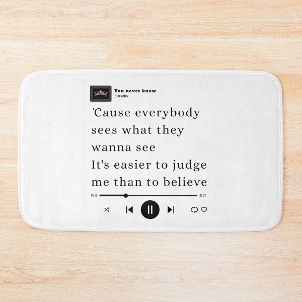 Item preview, You never know kpop lyrics  designed and sold by Ksuss.