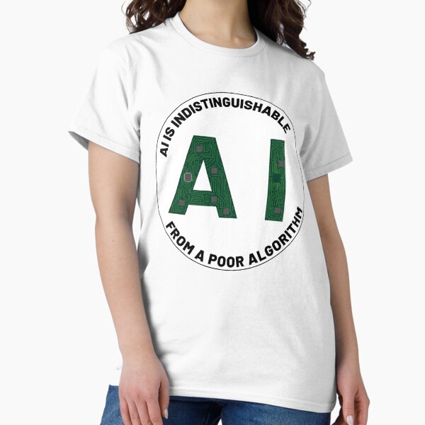 Artikel-Vorschau von KI ist nicht von einem schlechten Algorithmus zu unterscheiden, designt und verkauft von VisionWind.