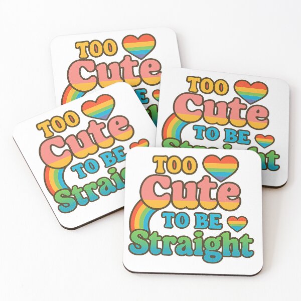 Item preview, Too Cute To Be Straight designed and sold by Haus Of Sin.