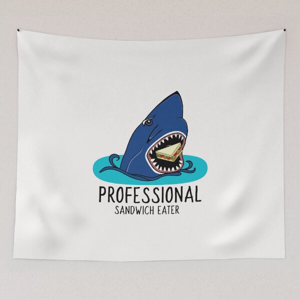 Item preview, Professional Shark Sandwich Eater designed and sold by Sartoris Art.
