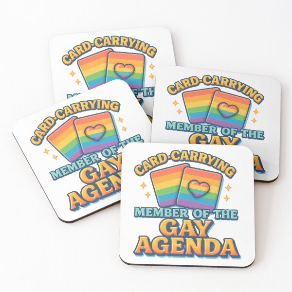Item preview, Card-Carrying Member of the Gay Agenda designed and sold by Haus Of Sin.