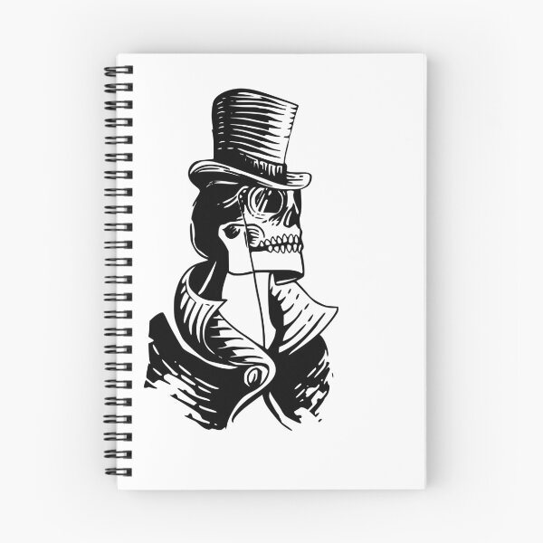 Item preview, Elegant Skeleton in Top Hat  designed and sold by msharabas.