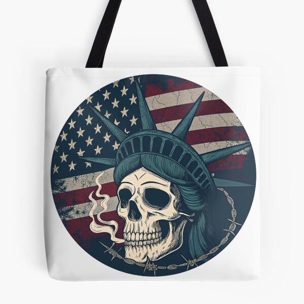 Item preview, Liberty Reaper – American Skull Art designed and sold by AnontGraphicLab.