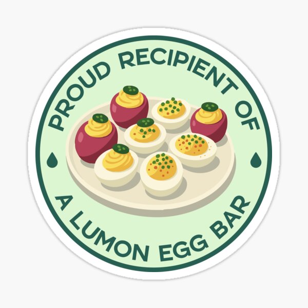 Artikel-Vorschau von Stolzer Empfänger des Lumon Company Perk- Egg Bar, designt und verkauft von Make & Mischief Studio.