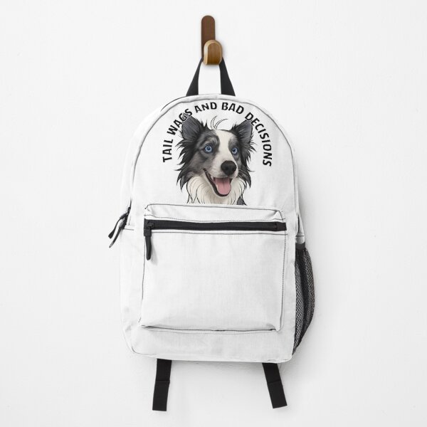 Item preview, TAIL WAGS AND BAD DECISIONS Funny Border Collie Dog designed and sold by Fragy72.