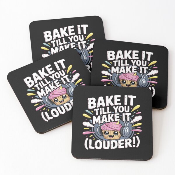 Item preview, Bake It Till You Make It (Louder!) – Rock’n’Roll Baker designed and sold by MagicWander.