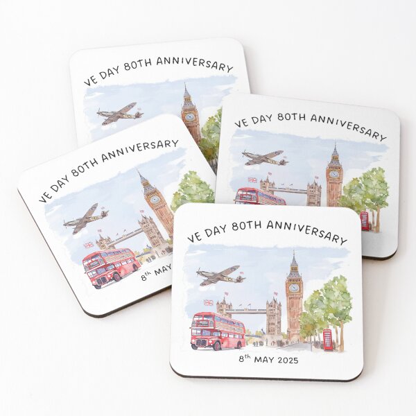 Item preview, VE Day 80th Anniversary 2 designed and sold by catnolioo.