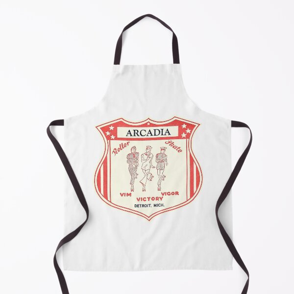 Item preview, Arcadia Detroit Michigan Roller Skating Rink Sticker Decal Label Design 4 designed and sold by tislord.