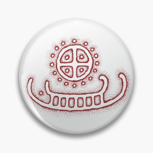 Item preview, Scandinavian Petroglyph Under the Wheel of the Sun designed and sold by Beltschazar.