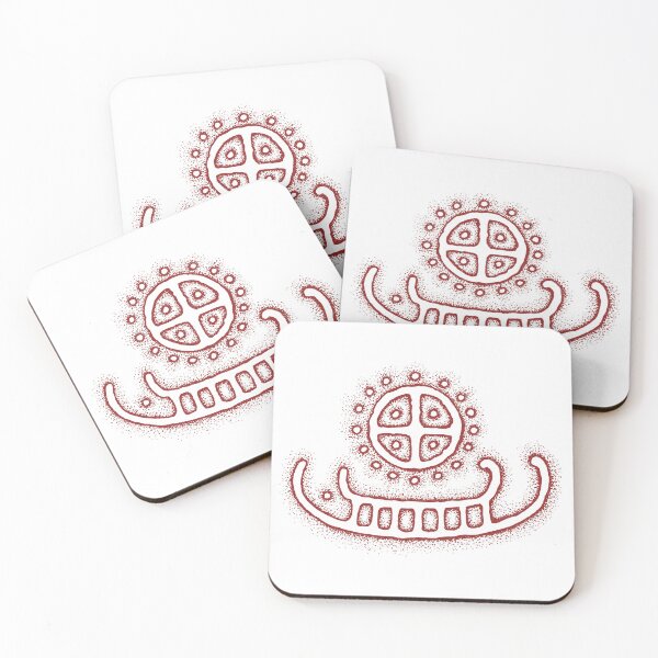 Item preview, Scandinavian Petroglyph Under the Wheel of the Sun designed and sold by Beltschazar.