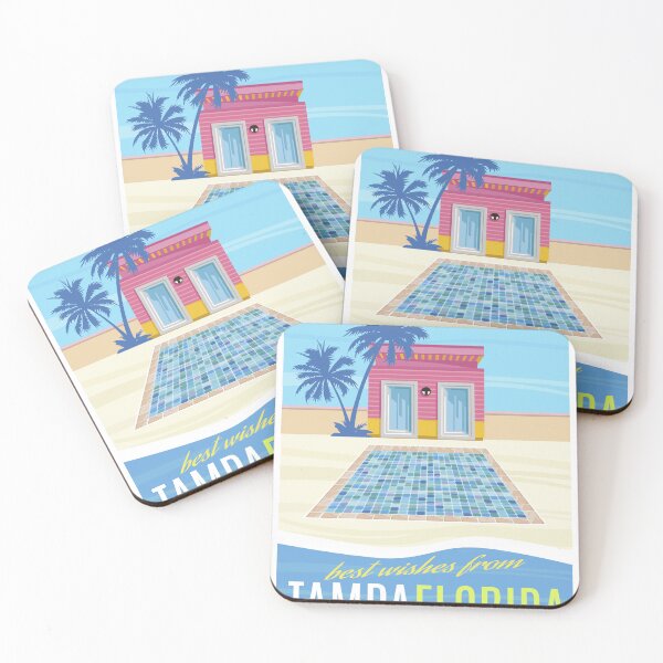 Item preview, Visit Tampa, Florida, USA. Travel poster by Bob Hills designed and sold by Robert Hills.