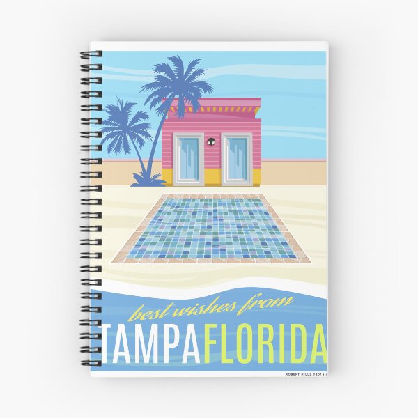 Item preview, Visit Tampa, Florida, USA. Travel poster by Bob Hills designed and sold by Robert Hills.