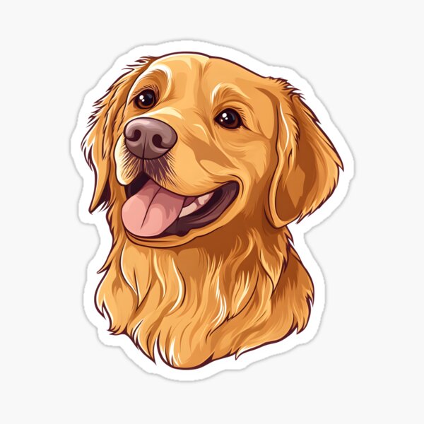 Artikel-Vorschau von Golden Retriever Dog, designt und verkauft von aeaeaeae.