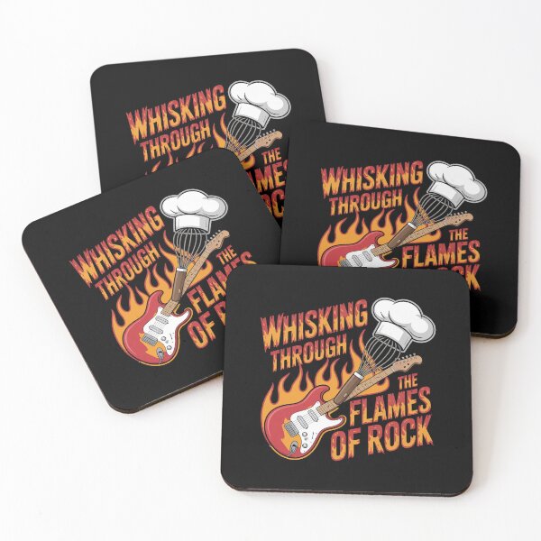 Item preview, Whisking Through the Flames of Rock – Chef Guitarist designed and sold by MagicWander.