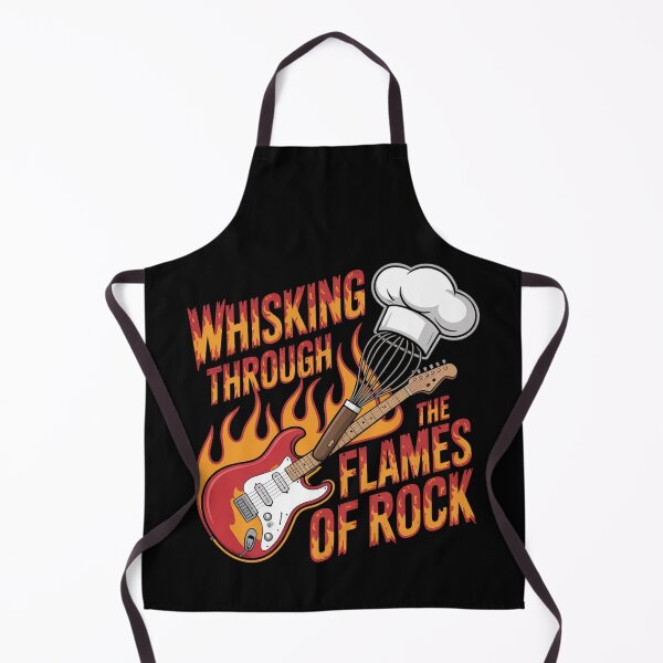 Item preview, Whisking Through the Flames of Rock – Chef Guitarist designed and sold by MagicWander.