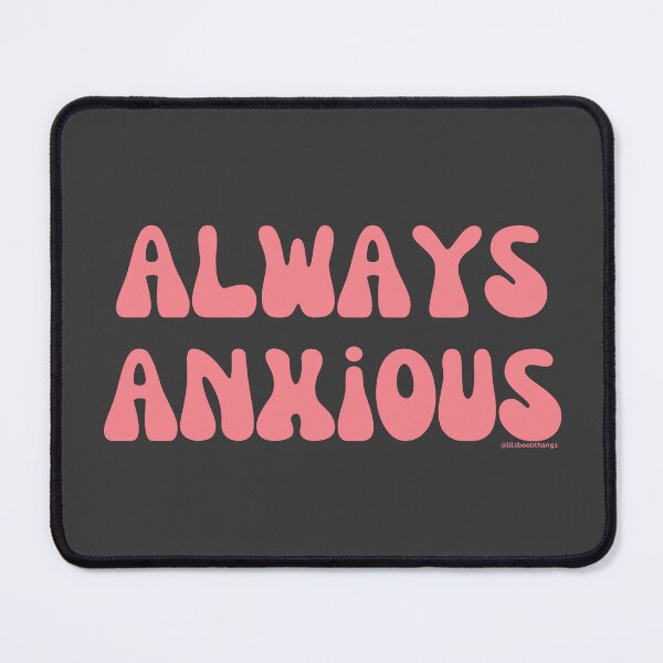 Item preview, Always Anxious, v6b, light orange, peach | @lilsboobthangs designed and sold by lilsboobthangs.