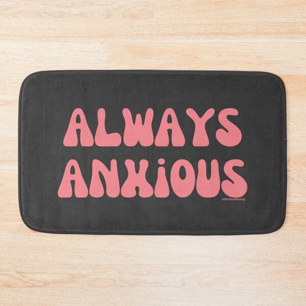 Item preview, Always Anxious, v6b, light orange, peach | @lilsboobthangs designed and sold by lilsboobthangs.
