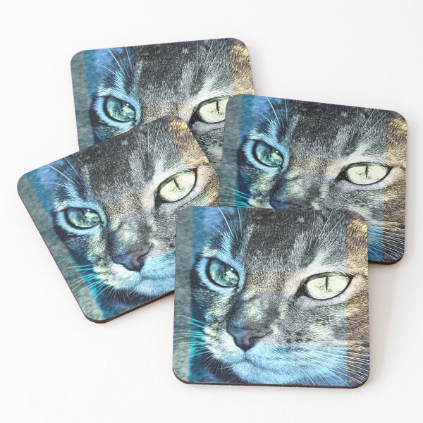 Item preview, Psychedelic cat designed and sold by Kacharava.
