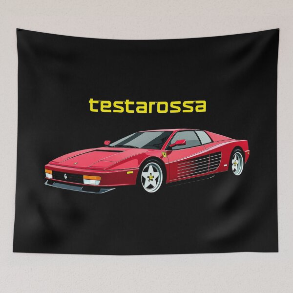 Item preview, 1986 Testarossa – Retro Supercar Art designed and sold by TheArtOfCar.