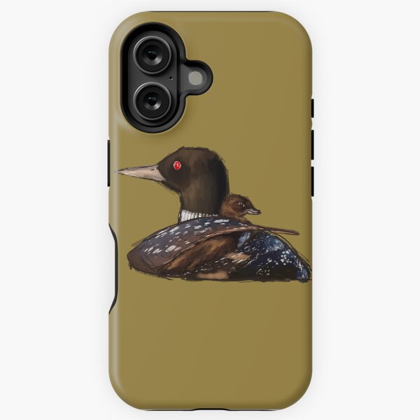 Item preview, Common Loon (and baby) designed and sold by unicornlasercat.