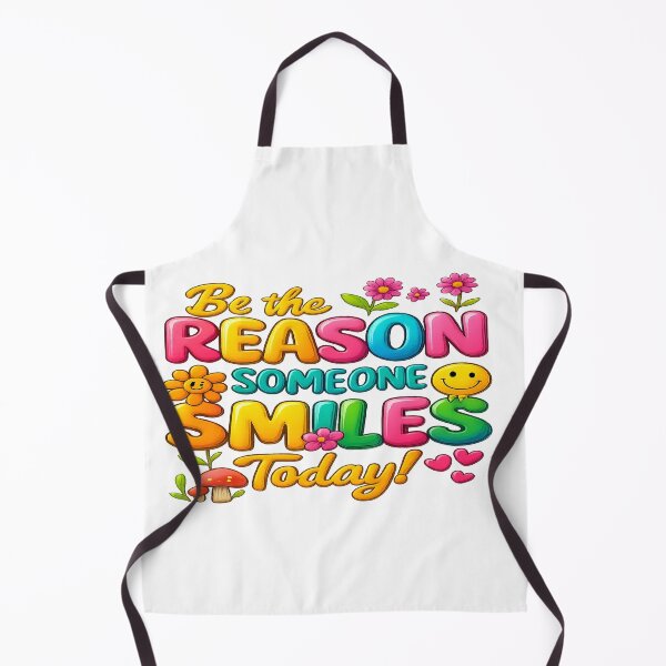 Item preview, Be the Reason Someone Smiles Today – Uplifting Handlettered Quote designed and sold by SoulPrints by Beata.