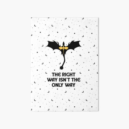 Item preview, The right way isn't the only way - Forth Wing quote designed and sold by FurtasticDesign.