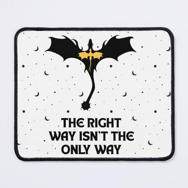 Item preview, The right way isn't the only way - Forth Wing quote designed and sold by FurtasticDesign.