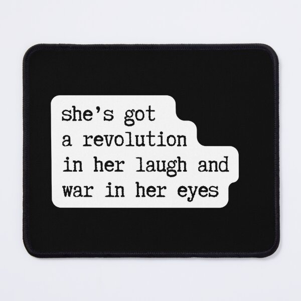 Item preview, Revolutionary Heart | Vintage Typewriter Quote | Fierce Spirit Gift designed and sold by TextMuse.