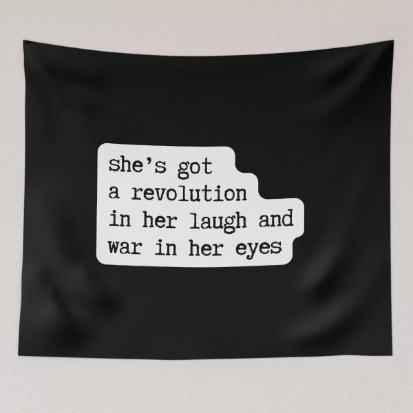 Item preview, Revolutionary Heart | Vintage Typewriter Quote | Fierce Spirit Gift designed and sold by TextMuse.