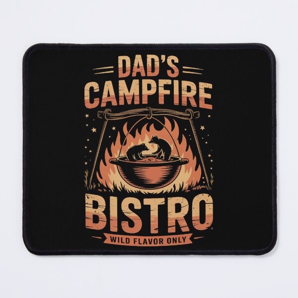 Item preview, Dad’s Campfire Bistro – Wild Flavor Only designed and sold by MagicWander.