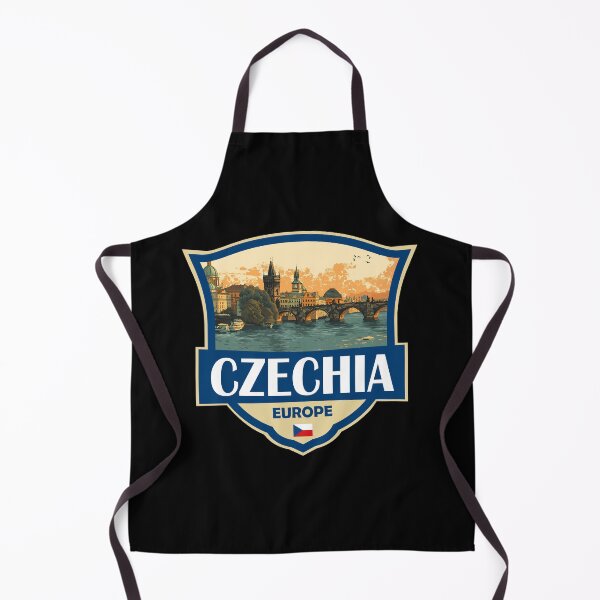 Item preview, Czech Republic Illustration Retro Badge designed and sold by KrisSidDesigns.